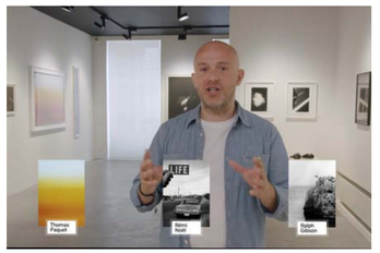 interactive art video musee