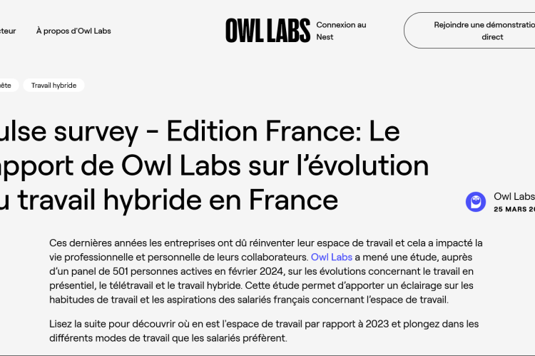 Travail hybride en France : Le retour au 100% présentiel devra attendre