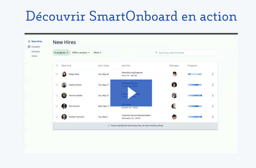 Découvrir SmartOnboard en action