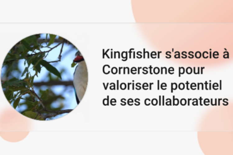 Kingfisher s'associe à Cornerstone pour valoriser le potentiel de ses collaborateurs